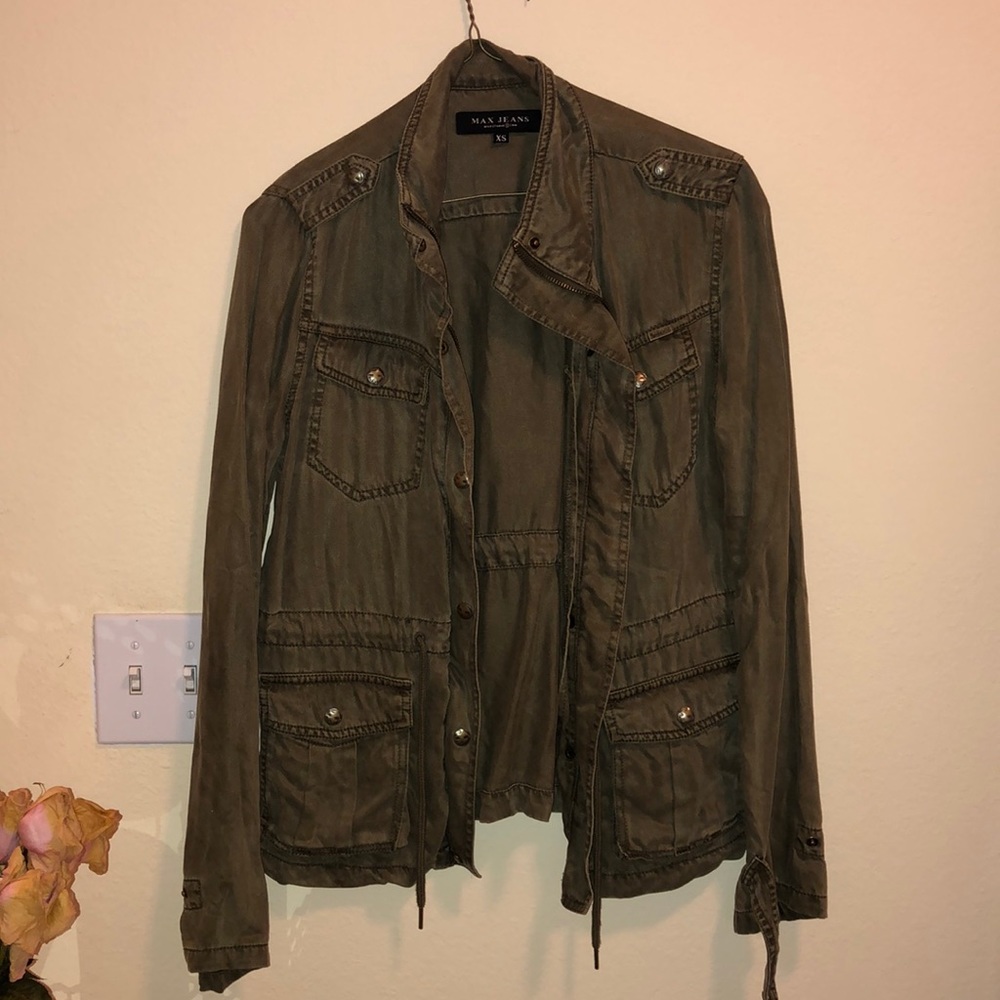 COPY - MAX JEANS Green Utility Jacket